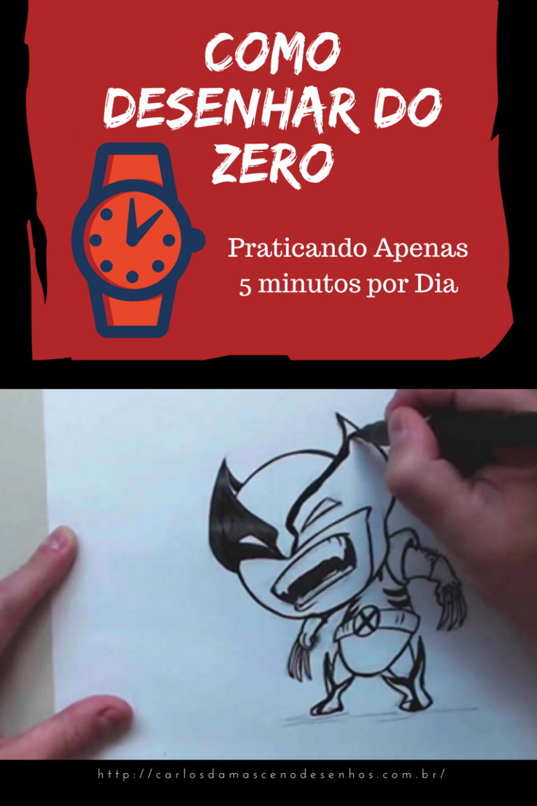 Como Desenhar Do Zero Praticando Apenas 5 Minutos Por Dia? - Desenhos ...