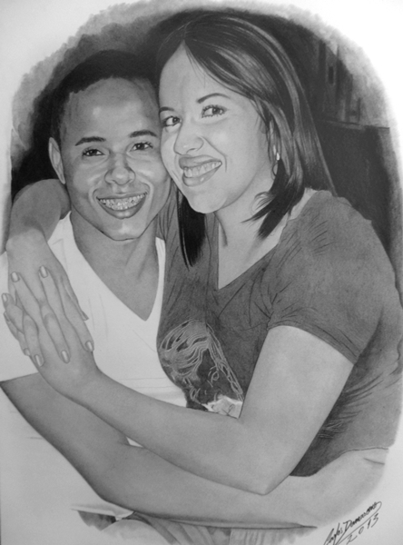 Isaac e Esposa (Desenho de Carlos Damasceno)