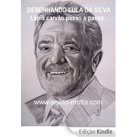 Desenhando ex-presidente Lula da Silva a lápis passo a passo