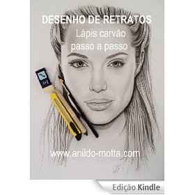 Desenho de retratos a lápis carvão passo a passo