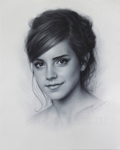 Emma-Watson-desenho realista