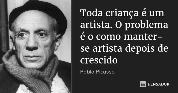 Aprender a desenhar - Pablo Picasso
