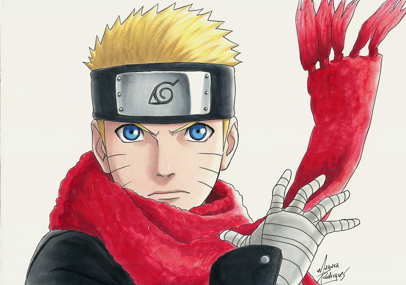 Oshiete Kudasai ^.^: Desenhando Naruto de Perfil