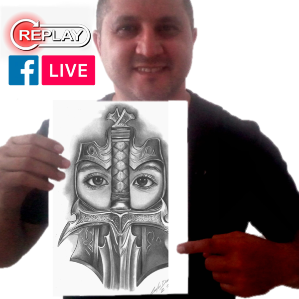 Desenho Realista: Replay da Live no Facebook (Aula Grátis)