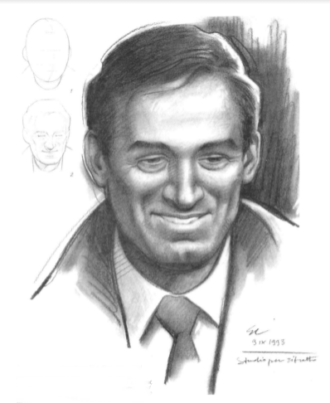 Como fazer um Desenho Realista de retratos:  Giovanni Civardi - retrato de homem