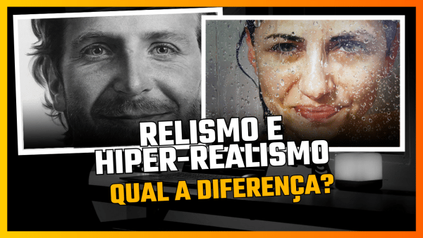 Qual a diferença entre um desenho Realista e um desenho Hiper-Realista