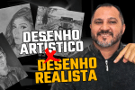 Qual a diferença do desenho artístico e desenho realista?