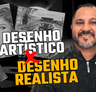 Qual a diferença do desenho artístico e desenho realista?