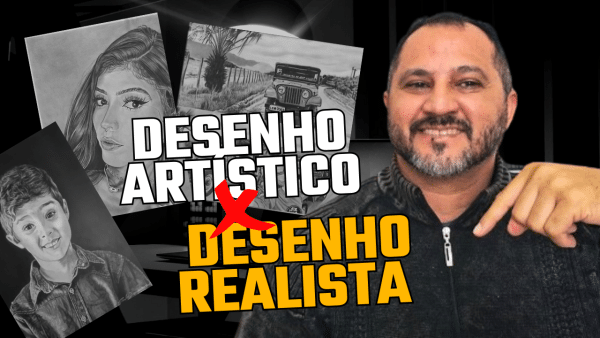 Qual a diferença do desenho artístico e desenho realista?