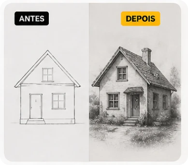 antes e depois casa