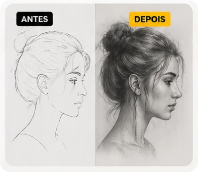 antes e depois coque