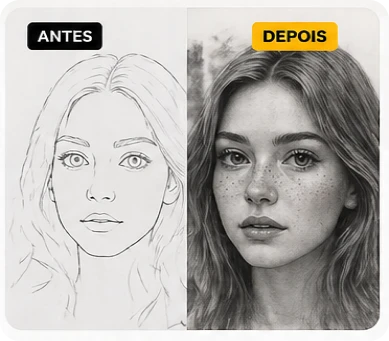 antes e depois mulher